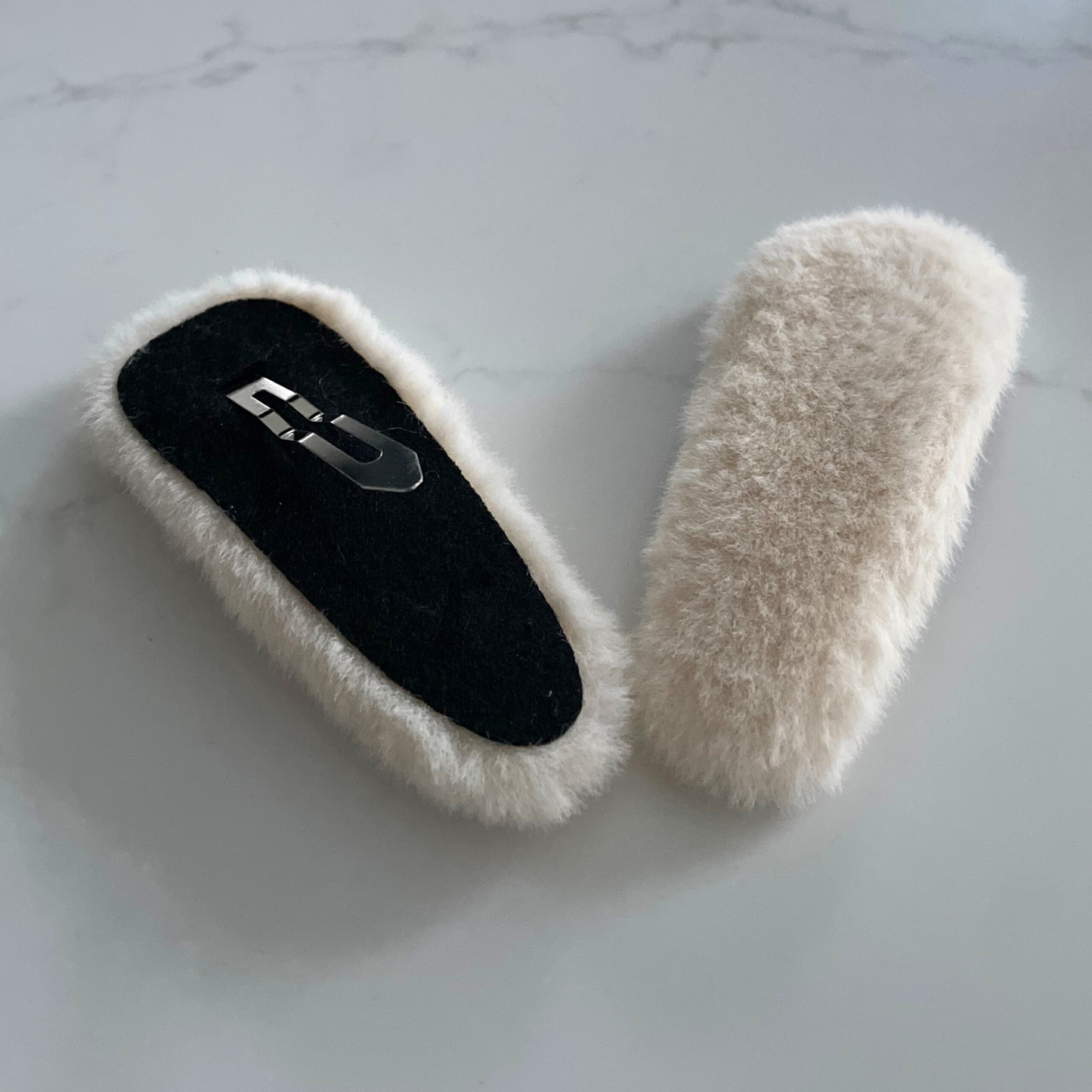 Fluffy Hair Clip - Set of 2