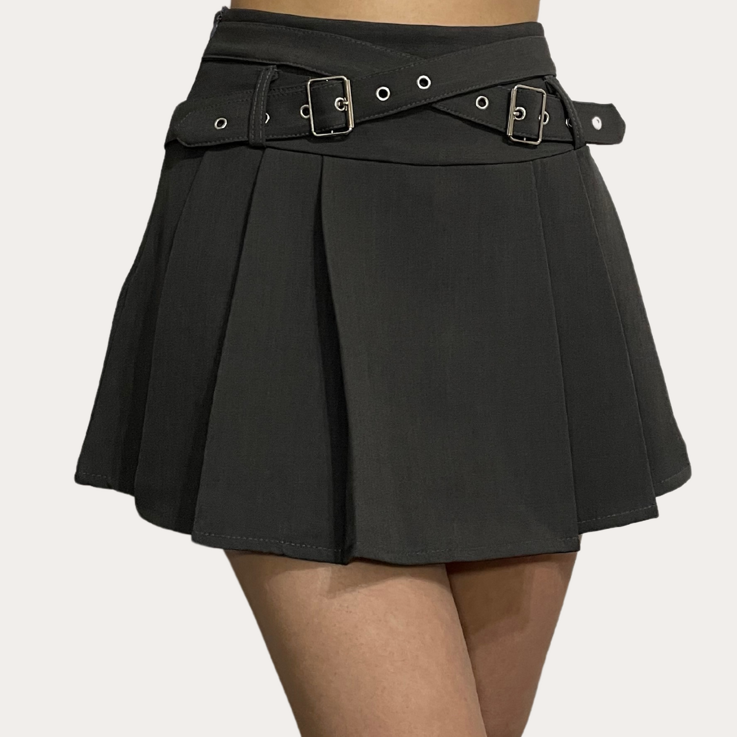 X Belted Skirt