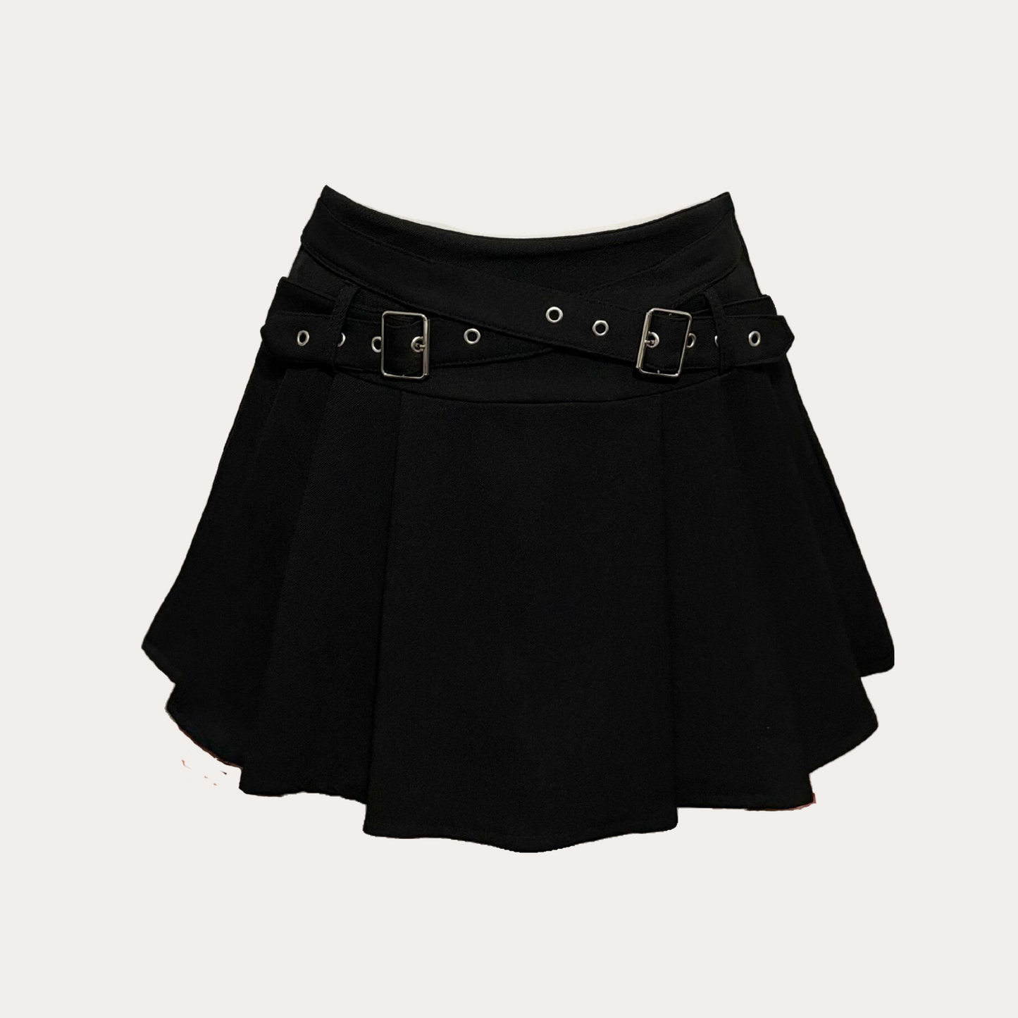 X Belted Skirt