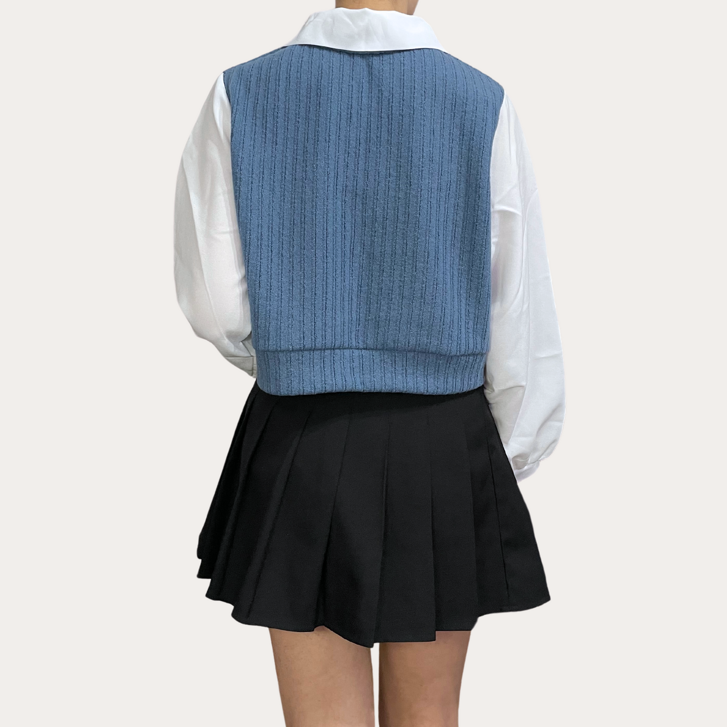 Classic 2 in 1 Collar Blouse