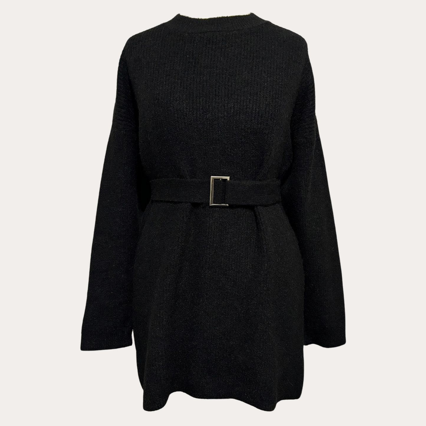 Knit Belt Dress