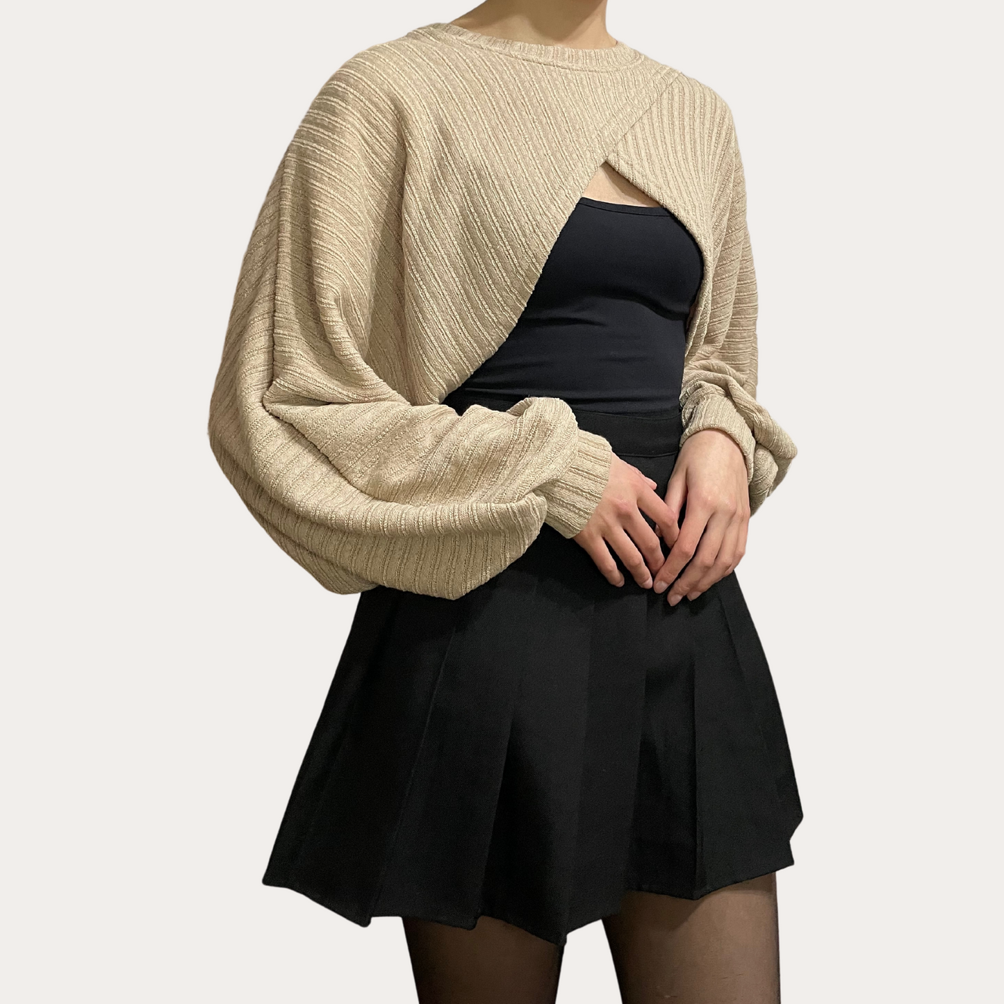 Ribbed Bolero