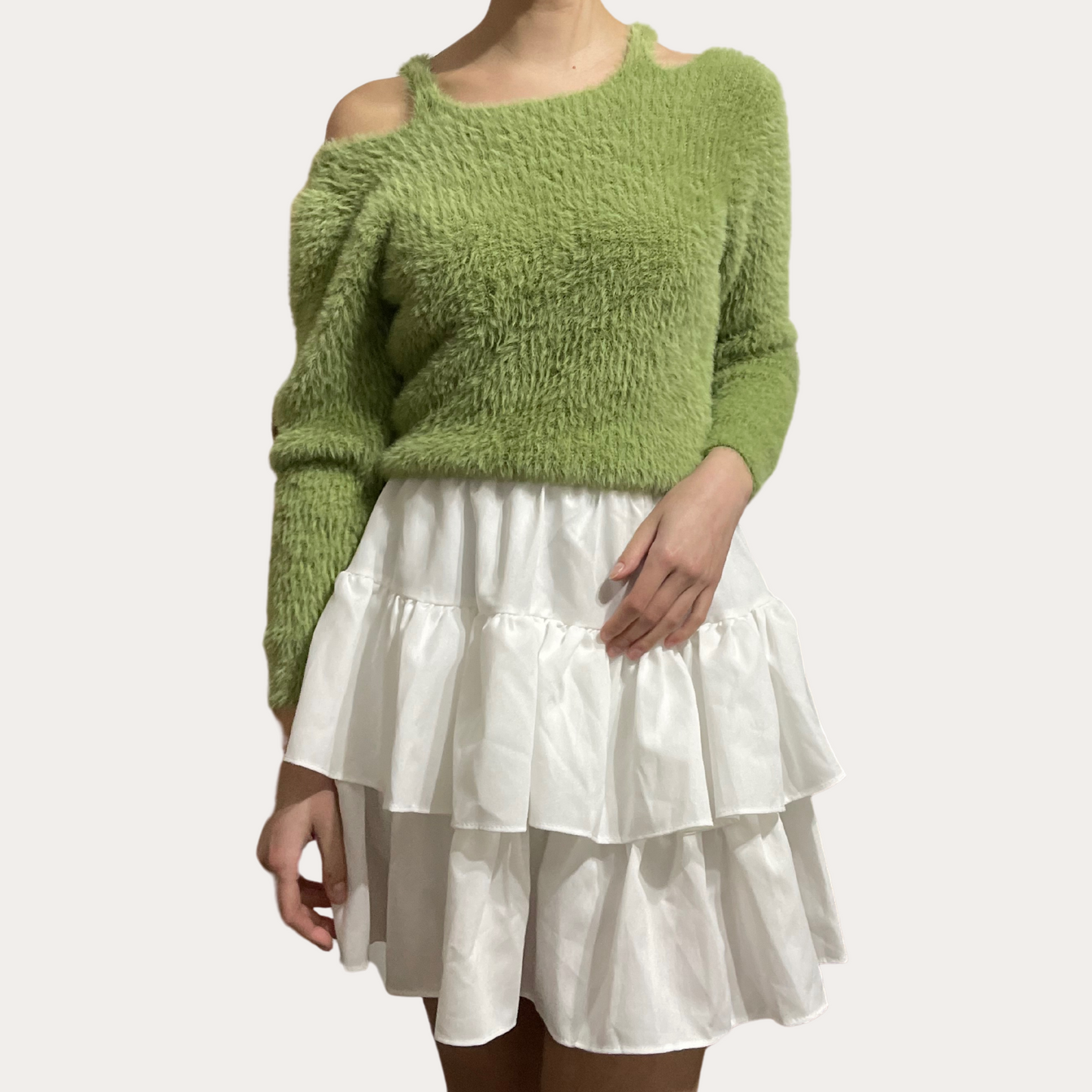 Open Shoulder Sweater