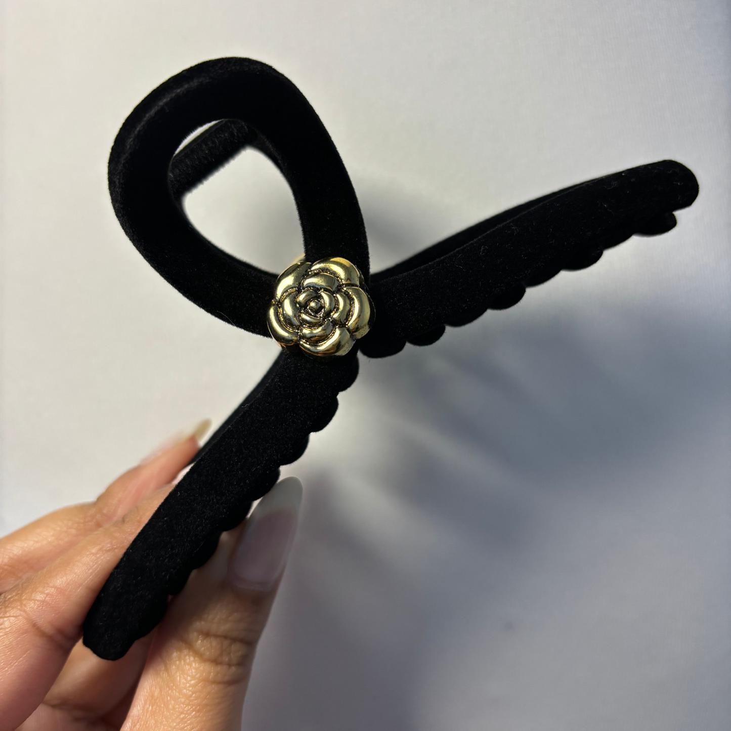 Velvet Claw Clip