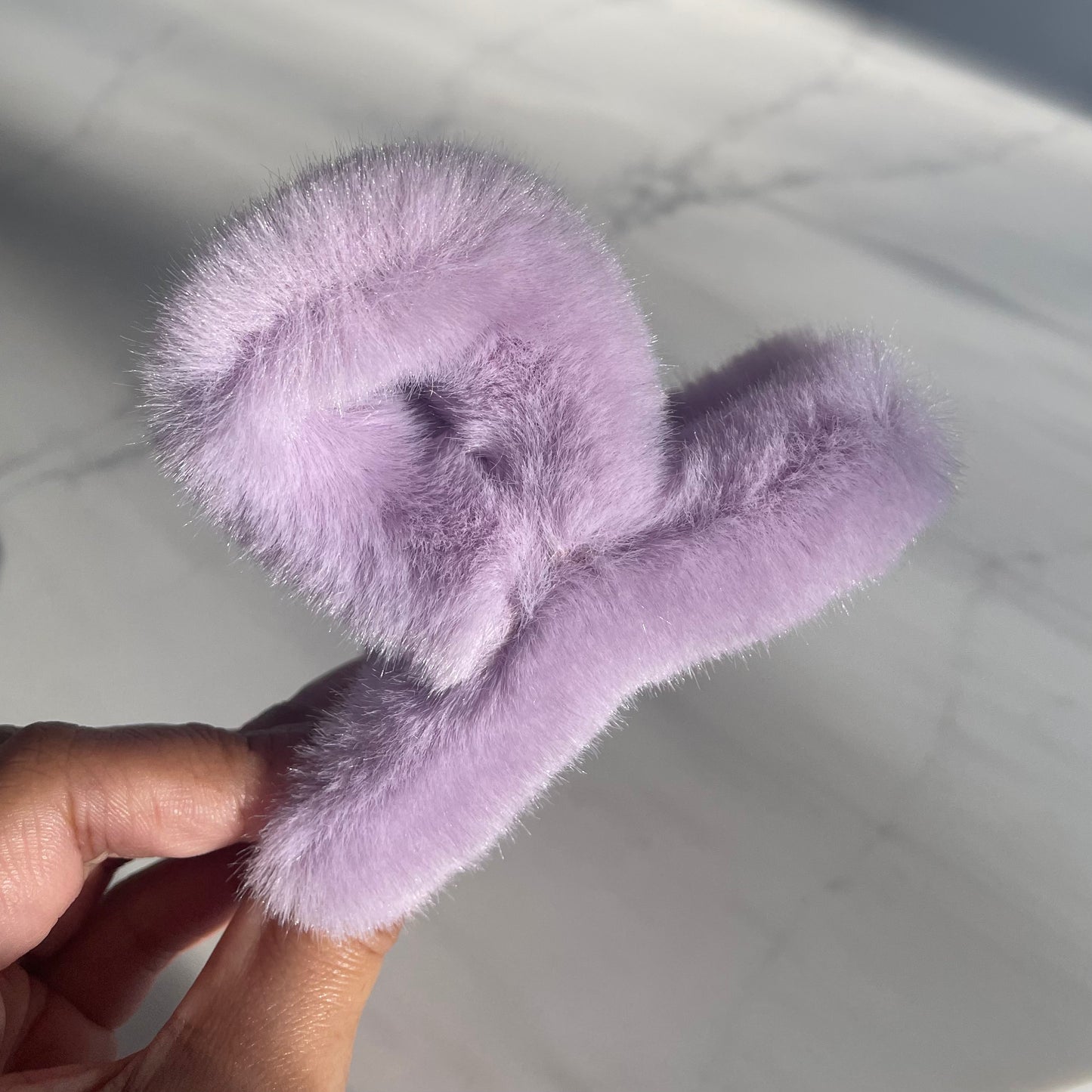 Fluffy Claw Clip (Small)