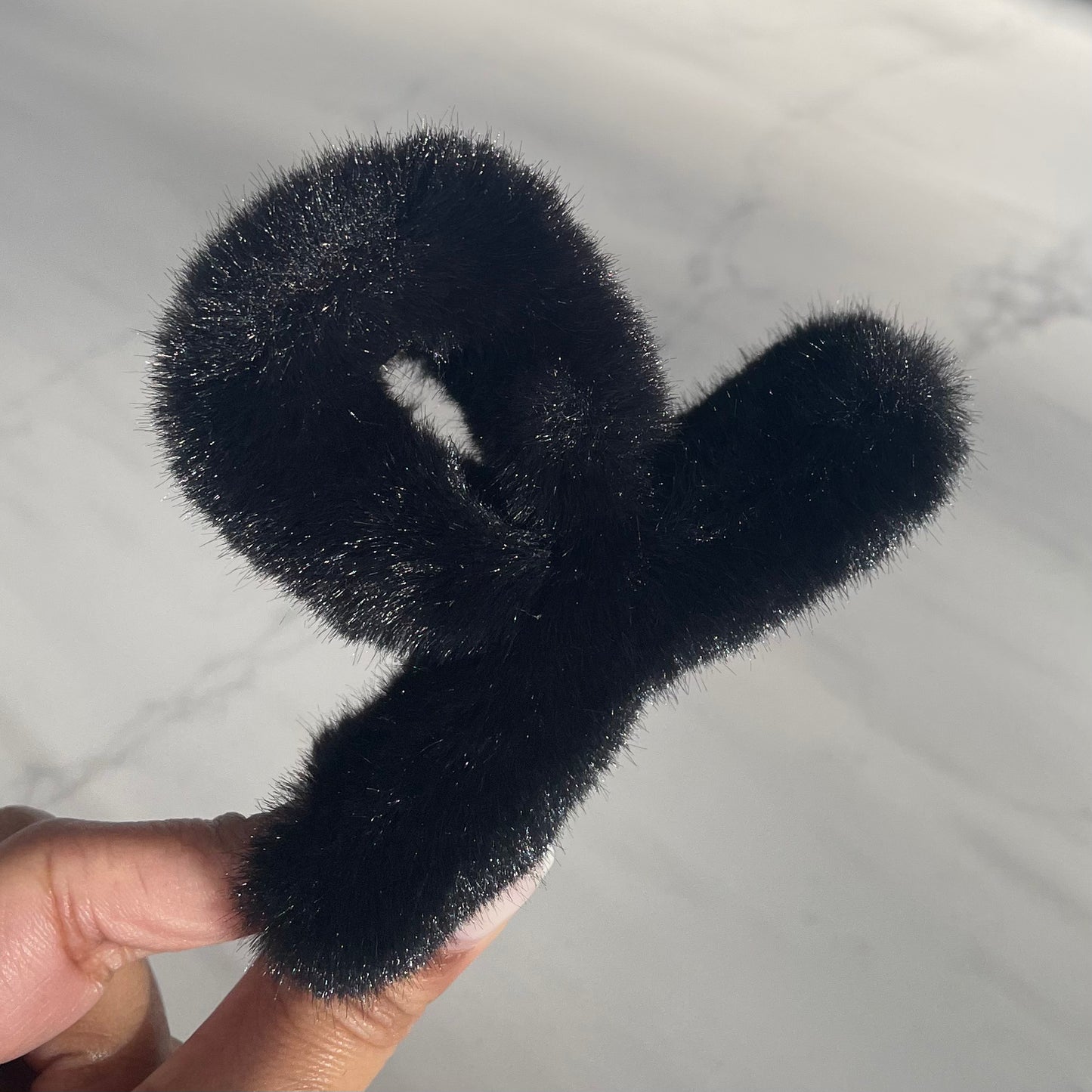 Fluffy Claw Clip (Small)