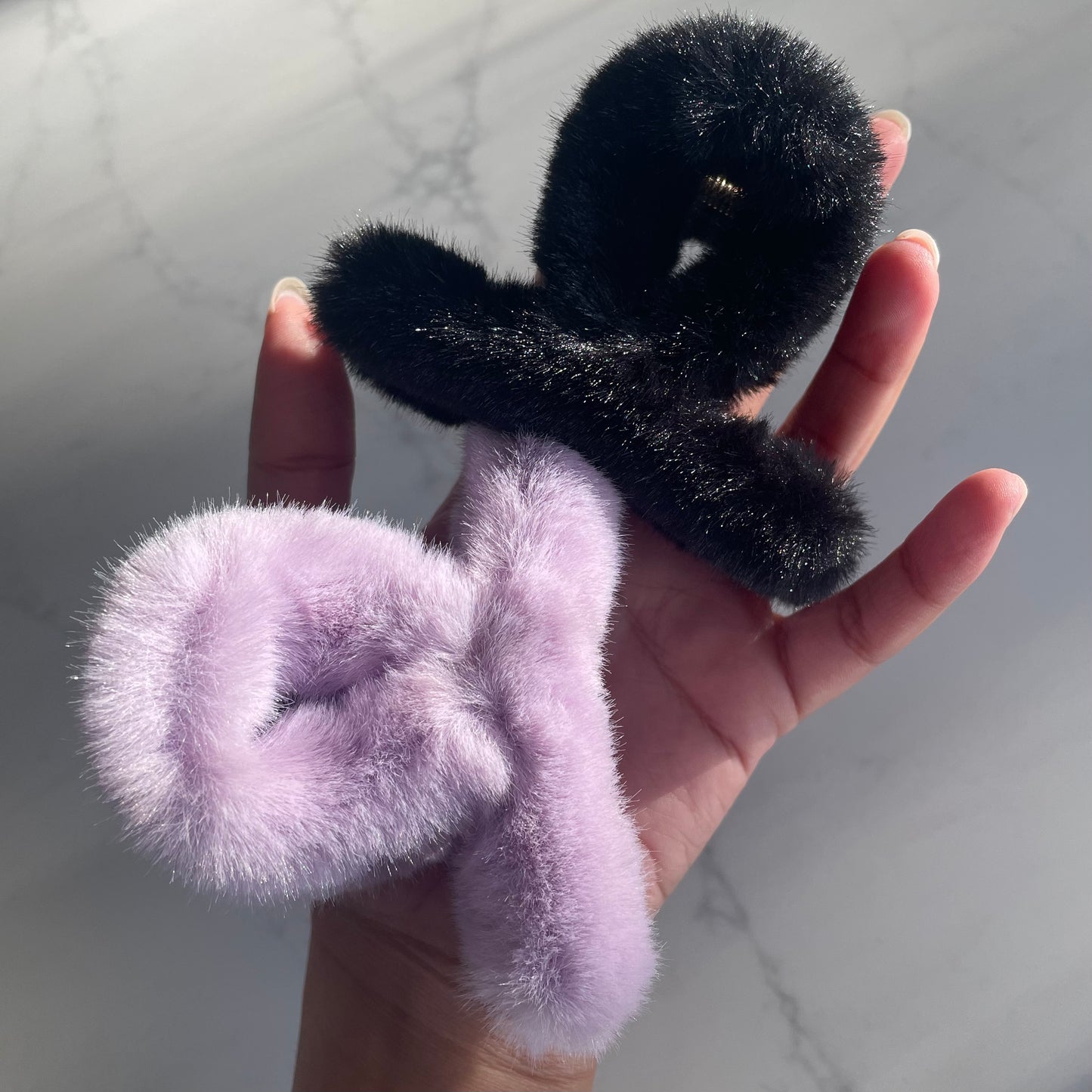 Fluffy Claw Clip (Small)