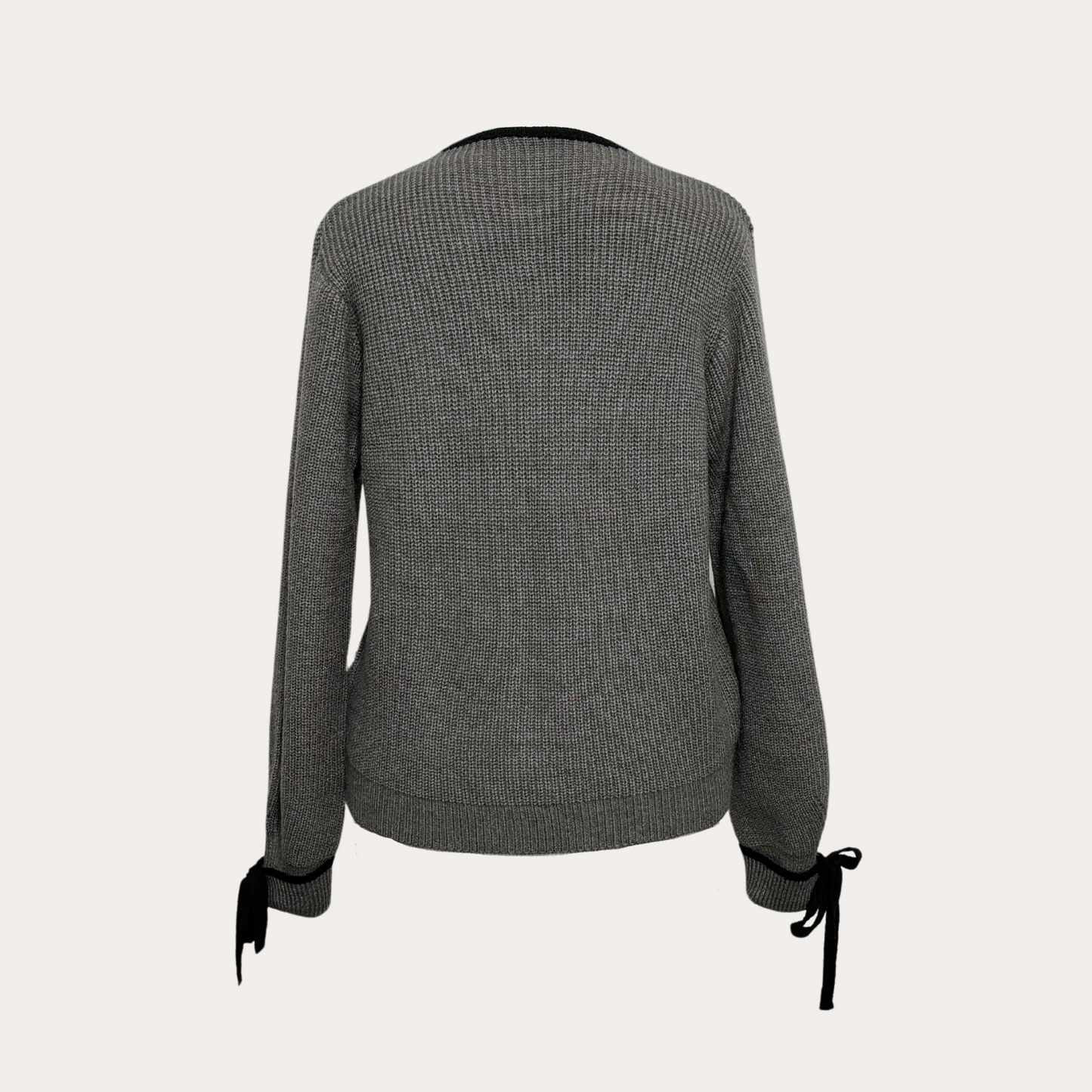 IU Ribbon Sleeve Cardigan
