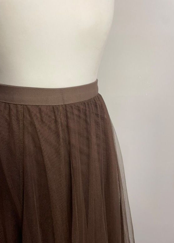 Tulle Midi Skirt