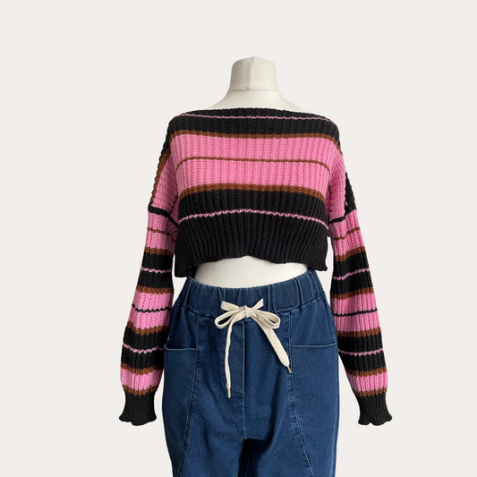 Cropped Knit Top