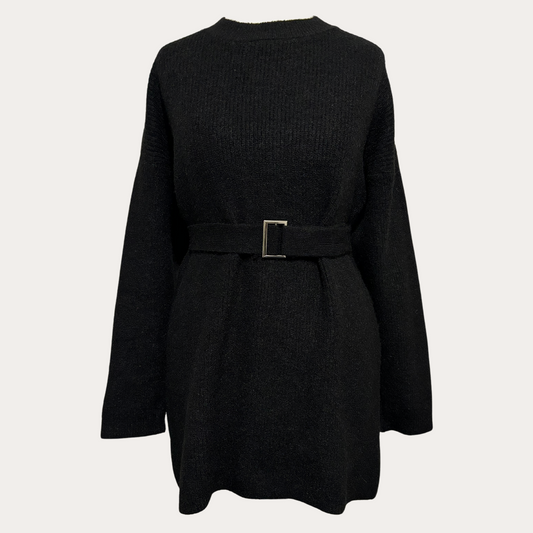 Knit Belt Dress