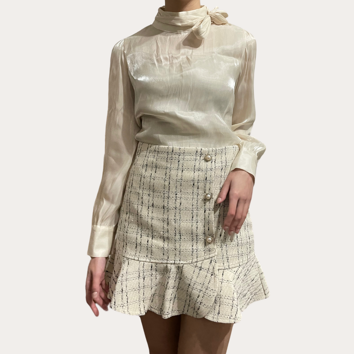 Irene Ribbon Blouse