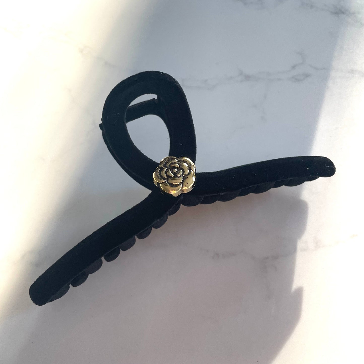 Velvet Claw Clip