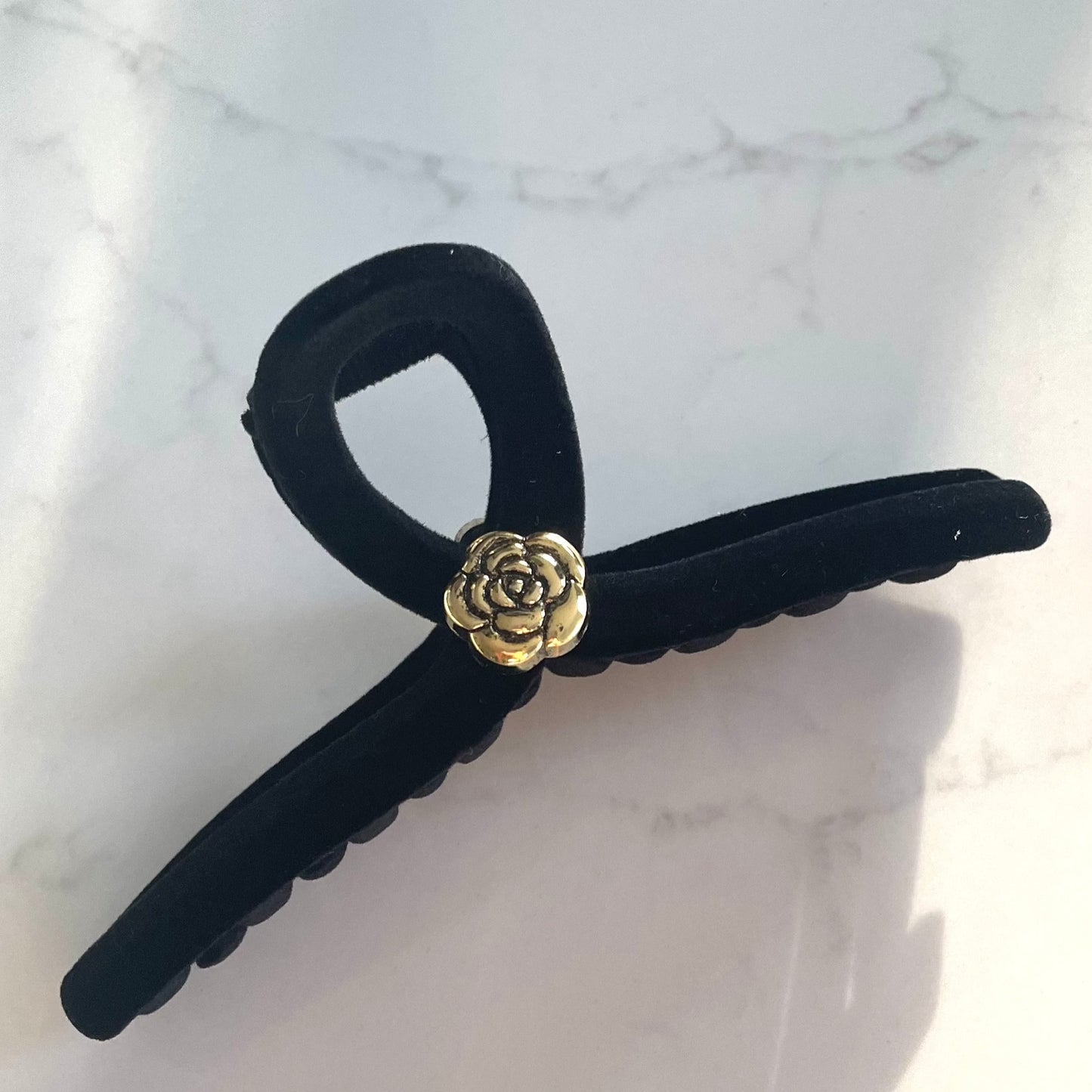 Velvet Claw Clip