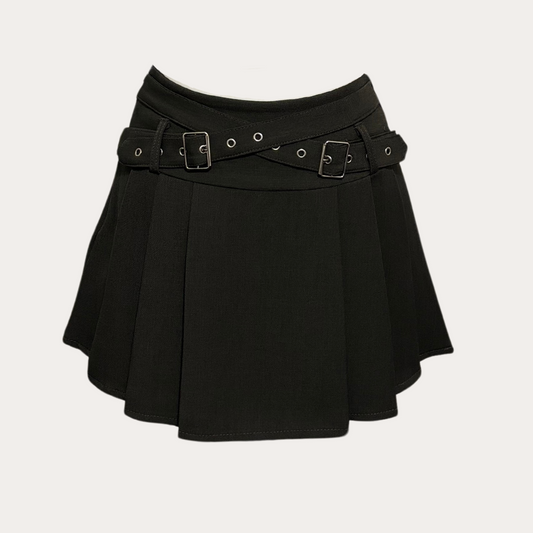 X Belted Skirt