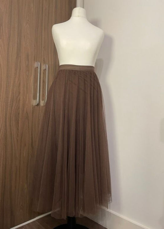 Tulle Midi Skirt